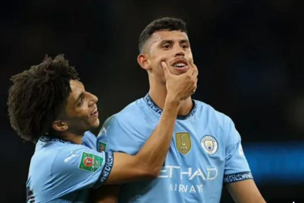 曼城2-1险胜沃特福德，罗德里伤缺成隐忧！