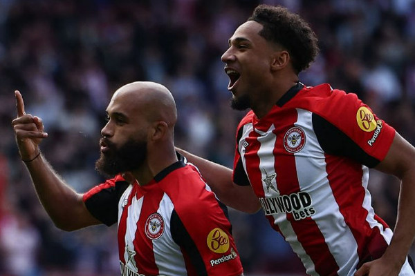 布伦特福德1-1西汉姆联：姆贝莫闪电破门！