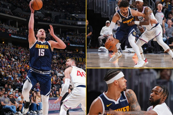 哈登鲍威尔联手助快船队109-104战胜掘金队！