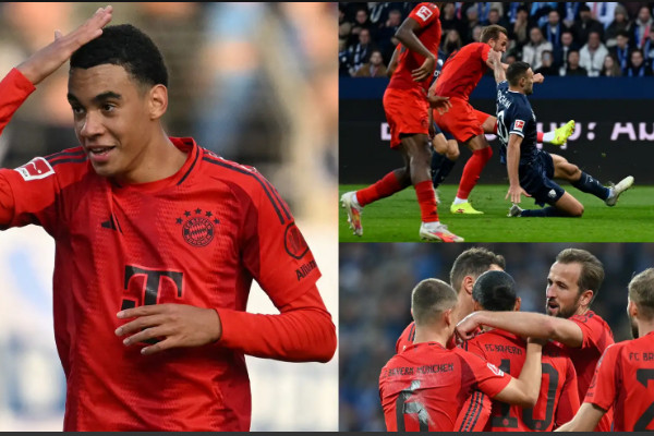拜仁慕尼黑5-0大胜波鸿，重返德甲积分榜首位！